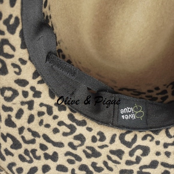 100% Wool Felt Leopard Panama Hat - Picture 8 of 8